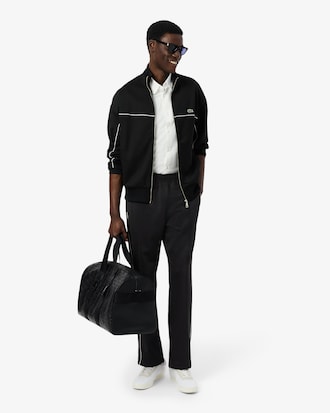 Trim Accent Piqu&eacute; Sweatpants