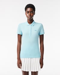 Women's L.12.D Slim Fit Stretch Mini Piqué Polo