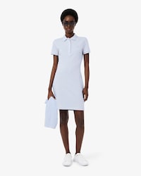 Women's Slim Fit Stretch Mini Piqu&eacute; Polo Dress