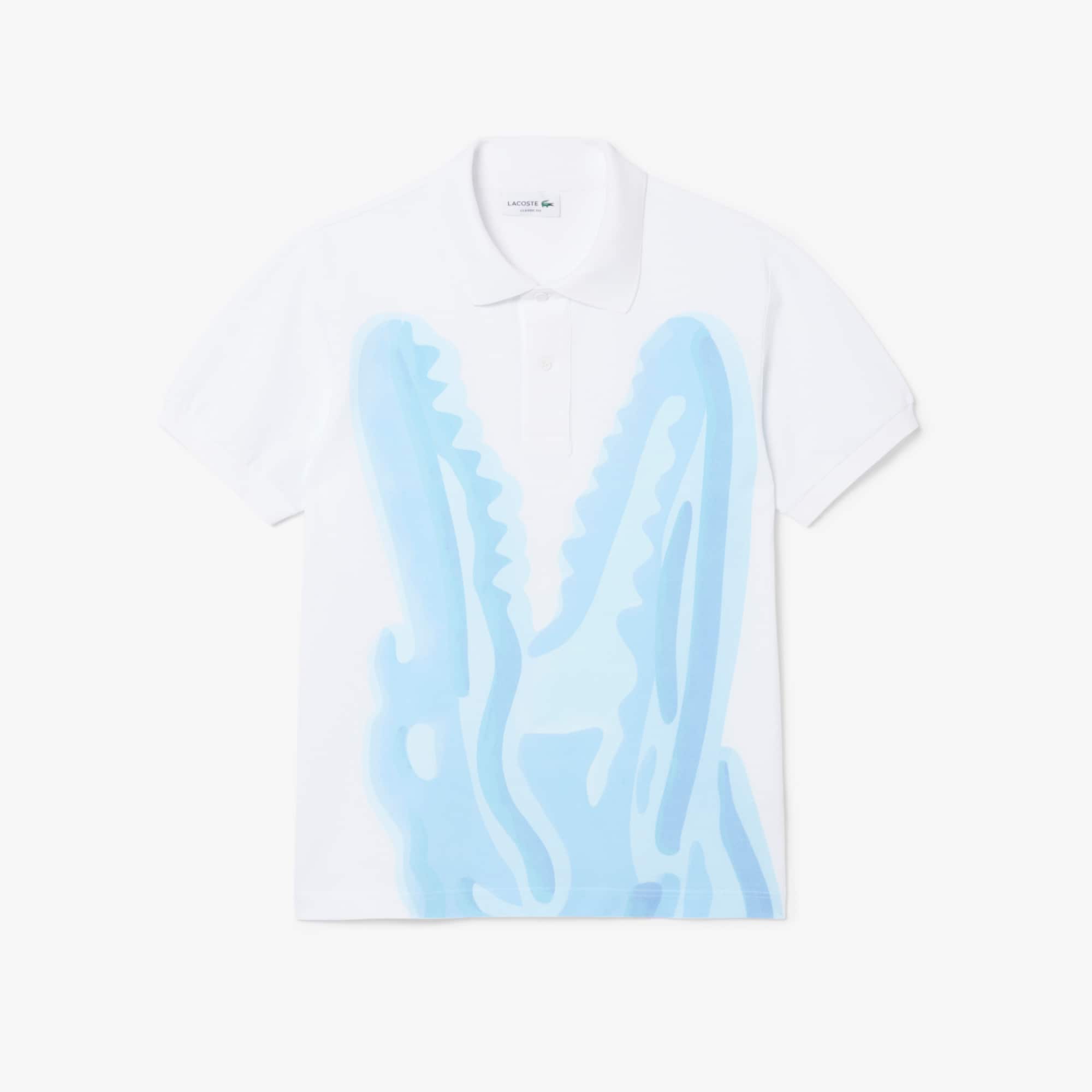 Classic Fit Printed Piqué Polo - Polo Shirts - New In 2026 | Lacoste