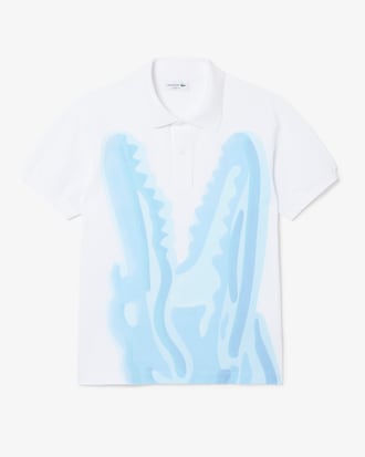 Classic Fit Printed Piqu&eacute; Polo