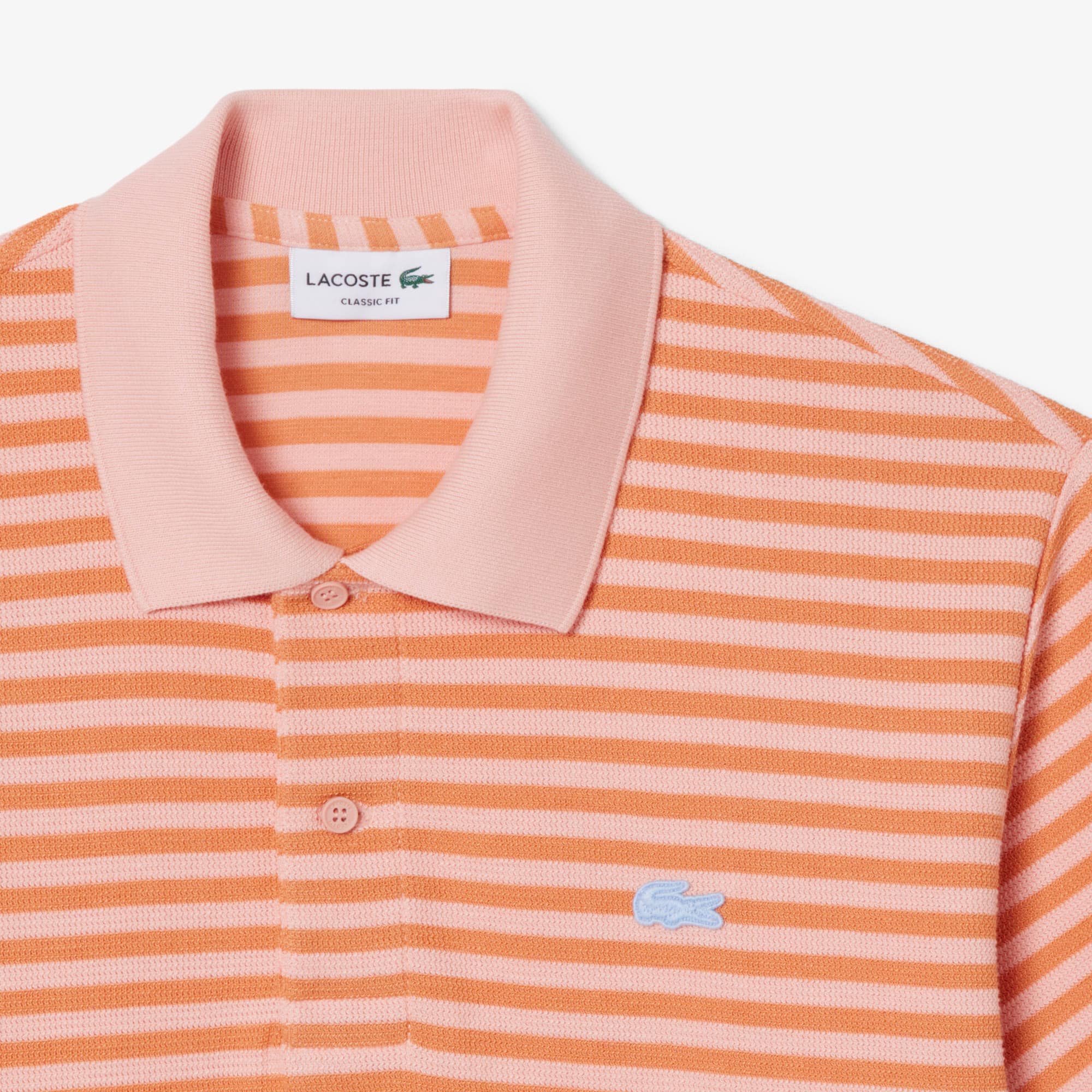 Classic Fit Textured Striped Polo - Polo Shirts - New In 2026