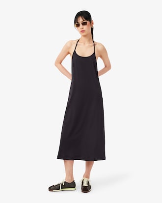 Backless Strappy Maxi Dress