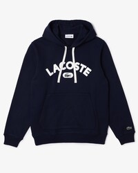 Men&rsquo;s Hooded Print Logo Fleece Sweatshirt