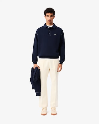 Men's Loose Fit Piqué Sweatshirt