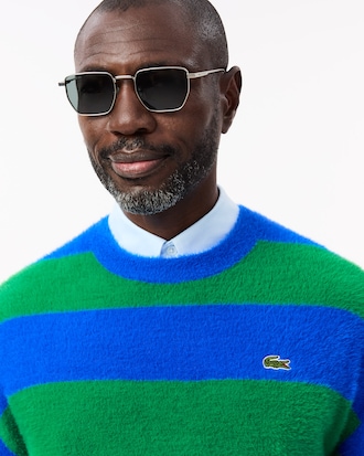 Men's Relaxed Fit Fuzzy Knit Sweater