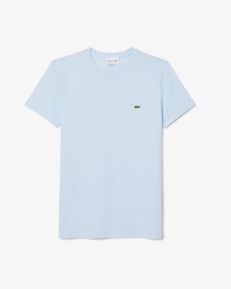 T-shirt col rond en jersey de coton pima uni