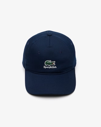 Lacoste x Sporty & Rich Branded Cap