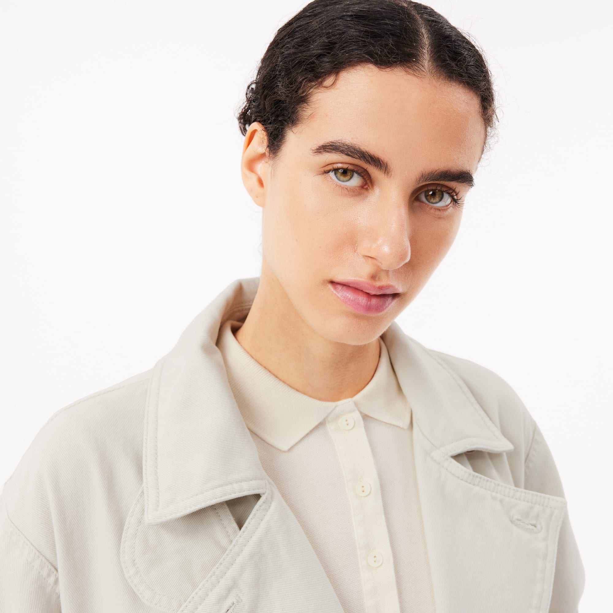 amerge. JQ slit trench tops グレージュ amerge. JQ slit trench tops グレージュ