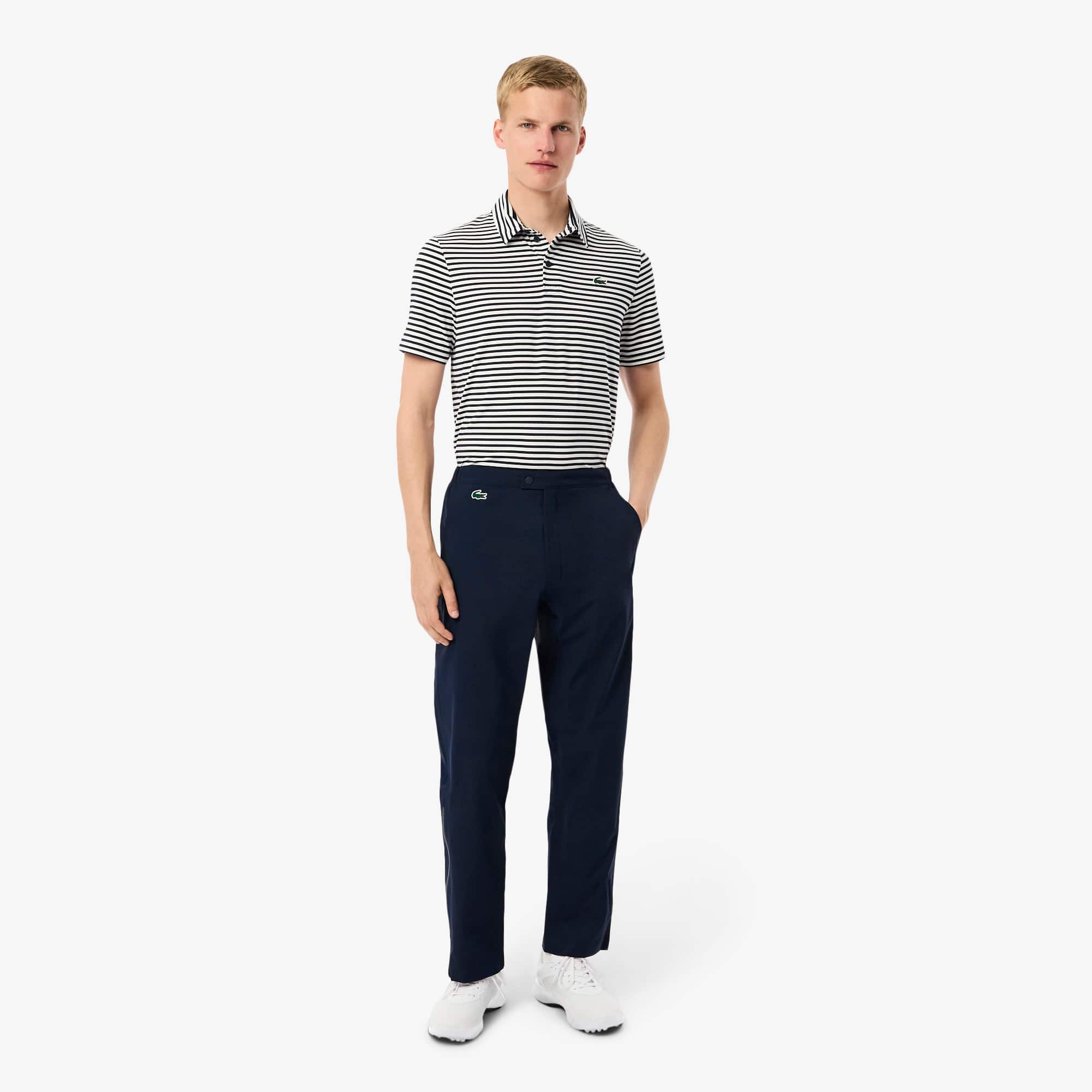 Lacoste Men's Water-Repellent Fabric Stretch Golf Pants