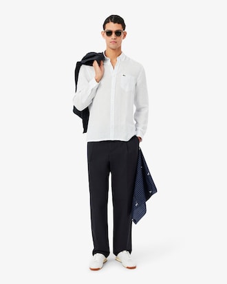 Straight Fit Cotton Chino Pants