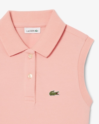 Sleeveless Stretch Piqu&eacute; Dress