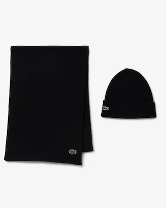 Unisex Wool Scarf & Beanie Gift Set