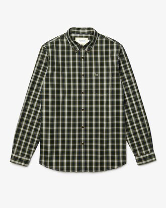 Men's Regular Fit Checked Oxford Cotton Shirt