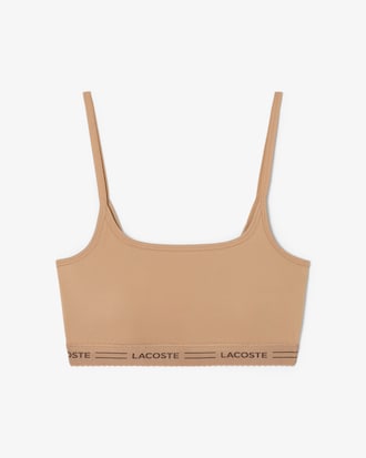 Scallop Band Microfiber Bralette