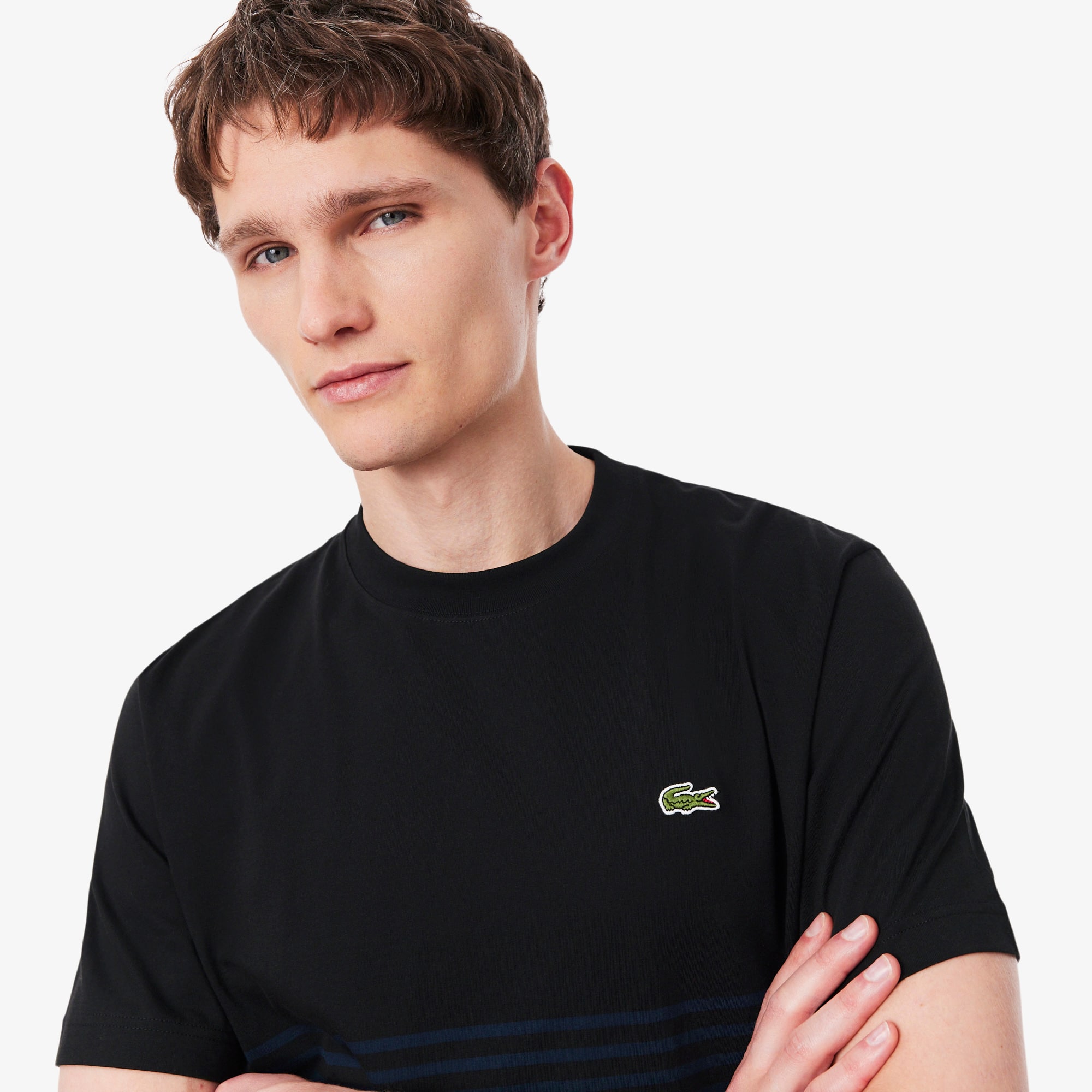 Striped Jersey Color-block T-shirt - T-shirts - New In 2026 | Lacoste