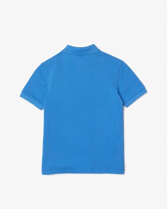 Polo gar&ccedil;on Lacoste avec marquage en coton biologique