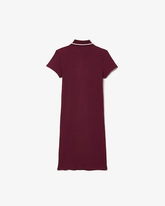 Kids' Ribbed Knit Polo Dress