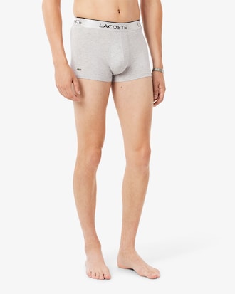 Men's 3-Pack Silver Waist Short Trunks