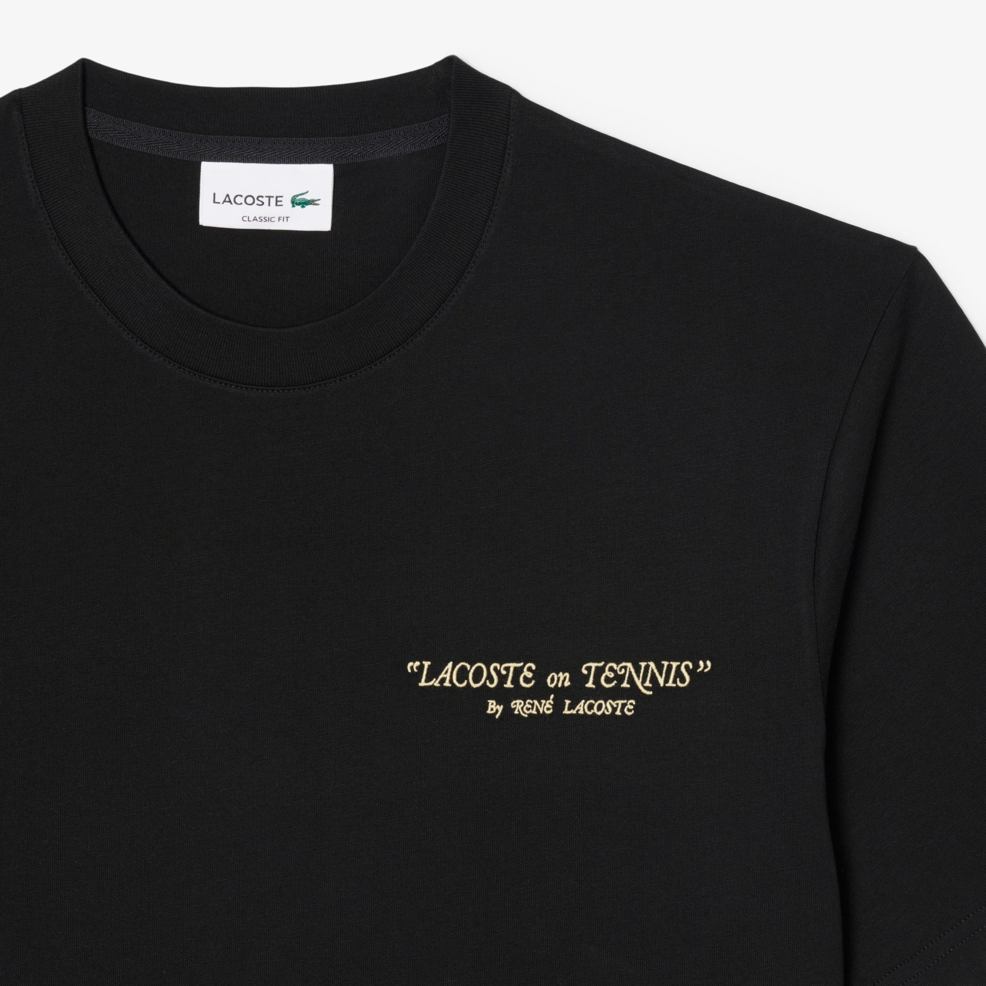 Embroidered Cotton T-Shirt - T-shirts - New In 2026 | Lacoste
