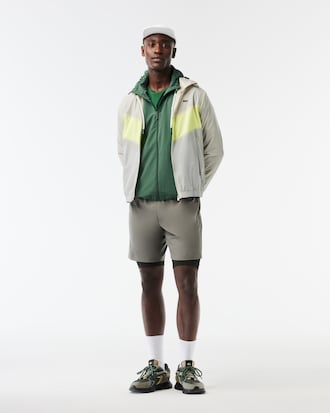 Shorts deportivos ultra secos con forro