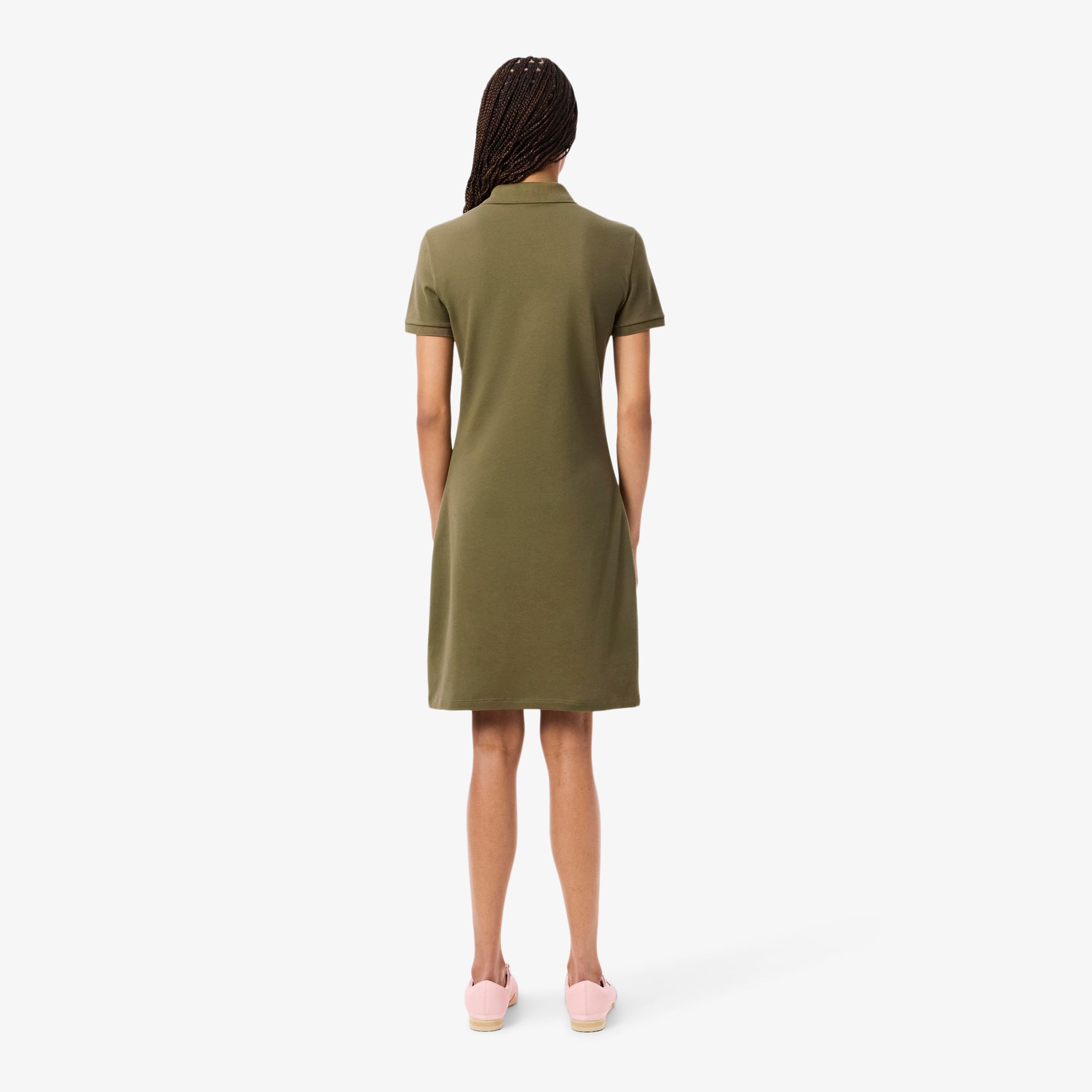 Lacoste Women's Slim Fit Stretch Mini Piqu Polo Dress - 42