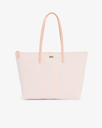 Large Striped L.12.12 Concept Tote