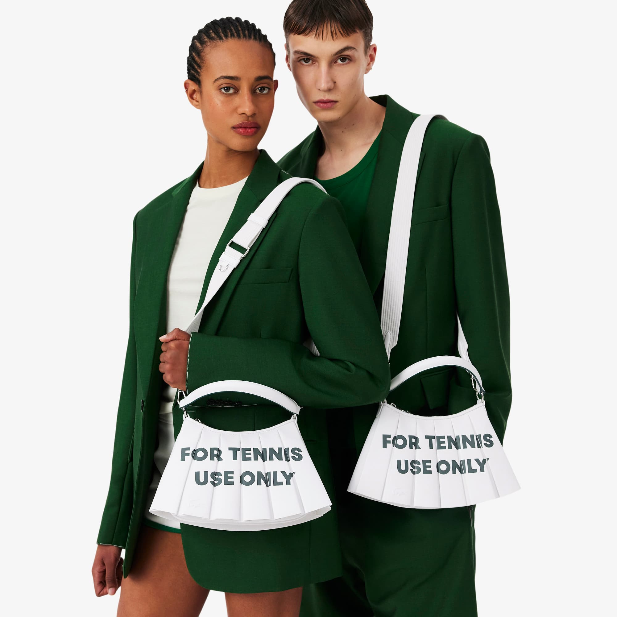Runway Small Lenglen Printed Leather Bag - undefined - New In 2026