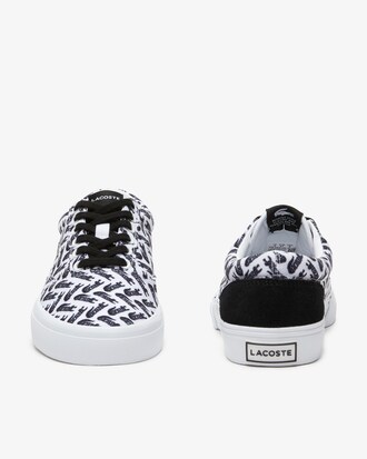 Women's Lacoste Jump Serve Lace Tonal Textile Trainers