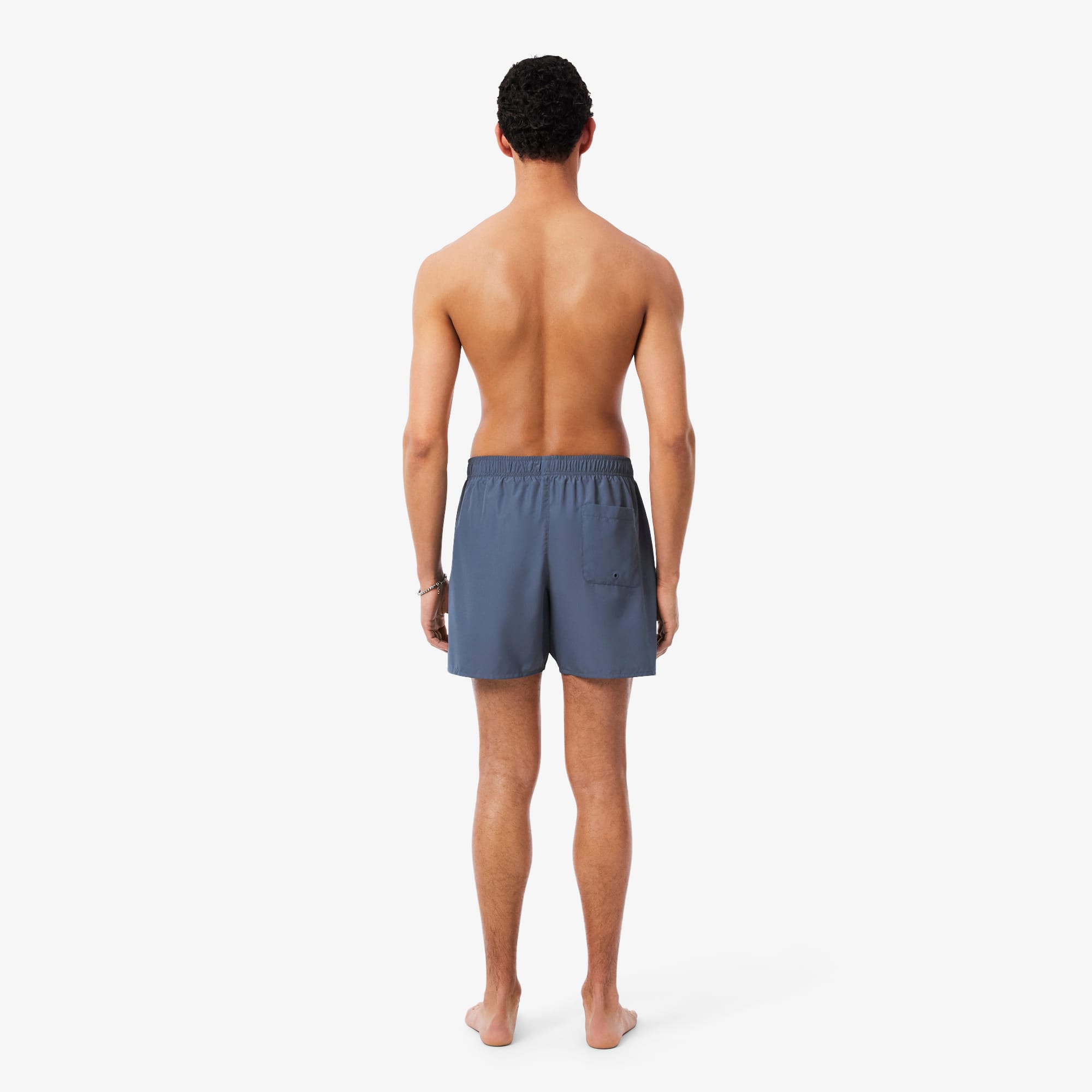 Mid Length Printed Swim Trunks