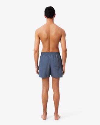 Mid Length Printed Swim Trunks