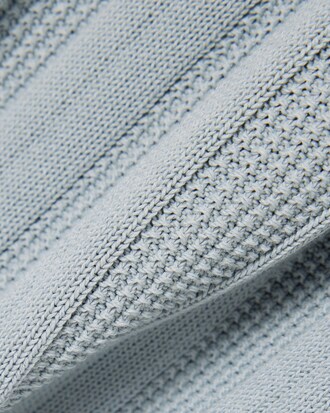 Fluid Ribbed Polo Collar Cardigan