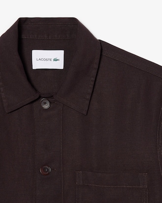 Linen Blend Overshirt