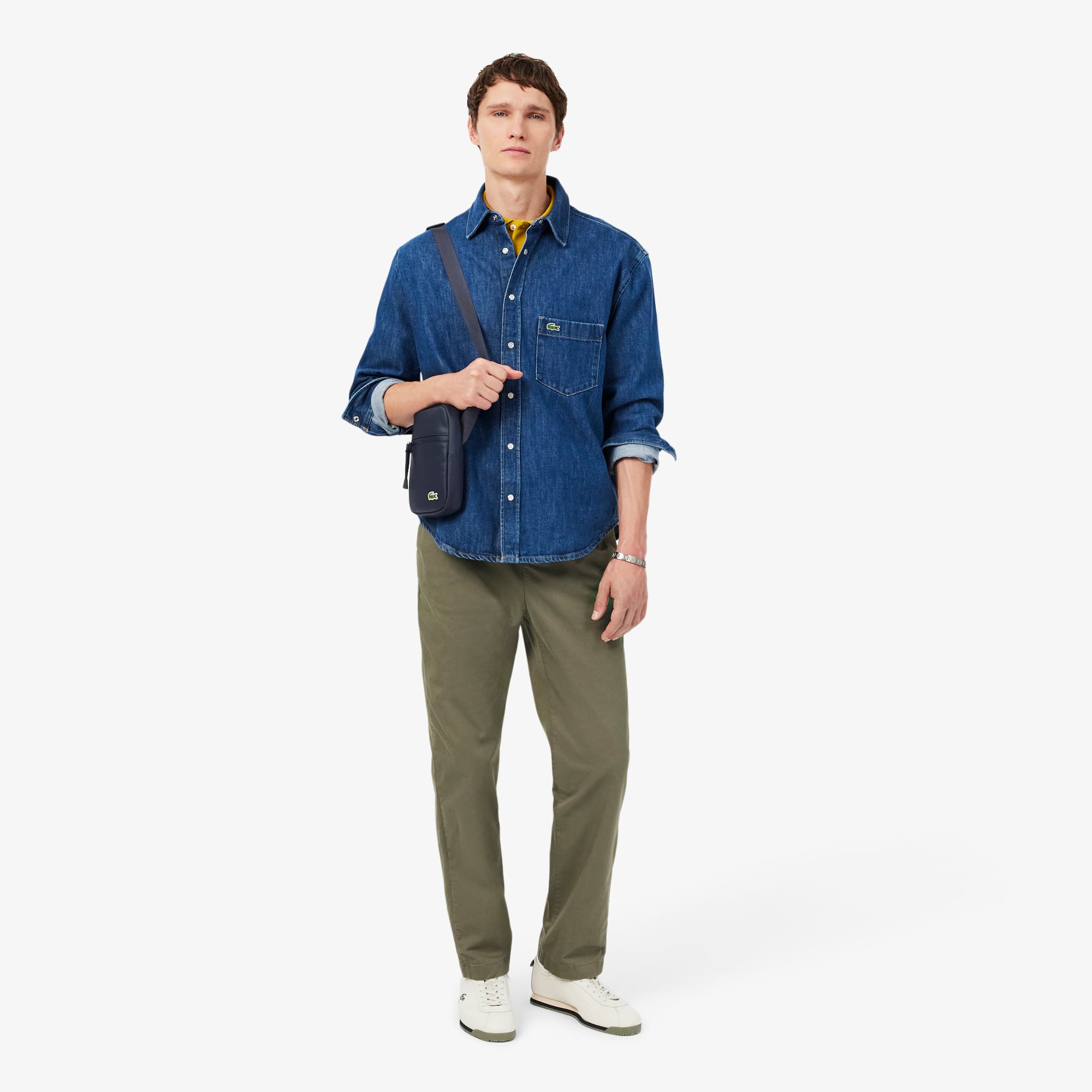 Small LCST Slimline Satchel - Bags - New In 2026 | Lacoste