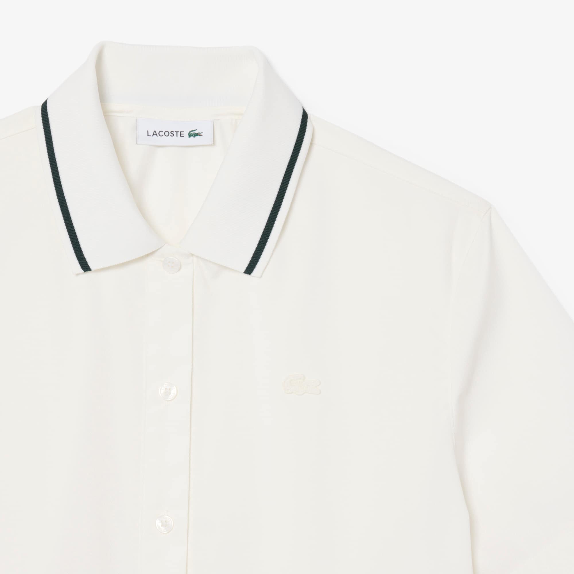 Petit Piqué Effect Oversized Shirt