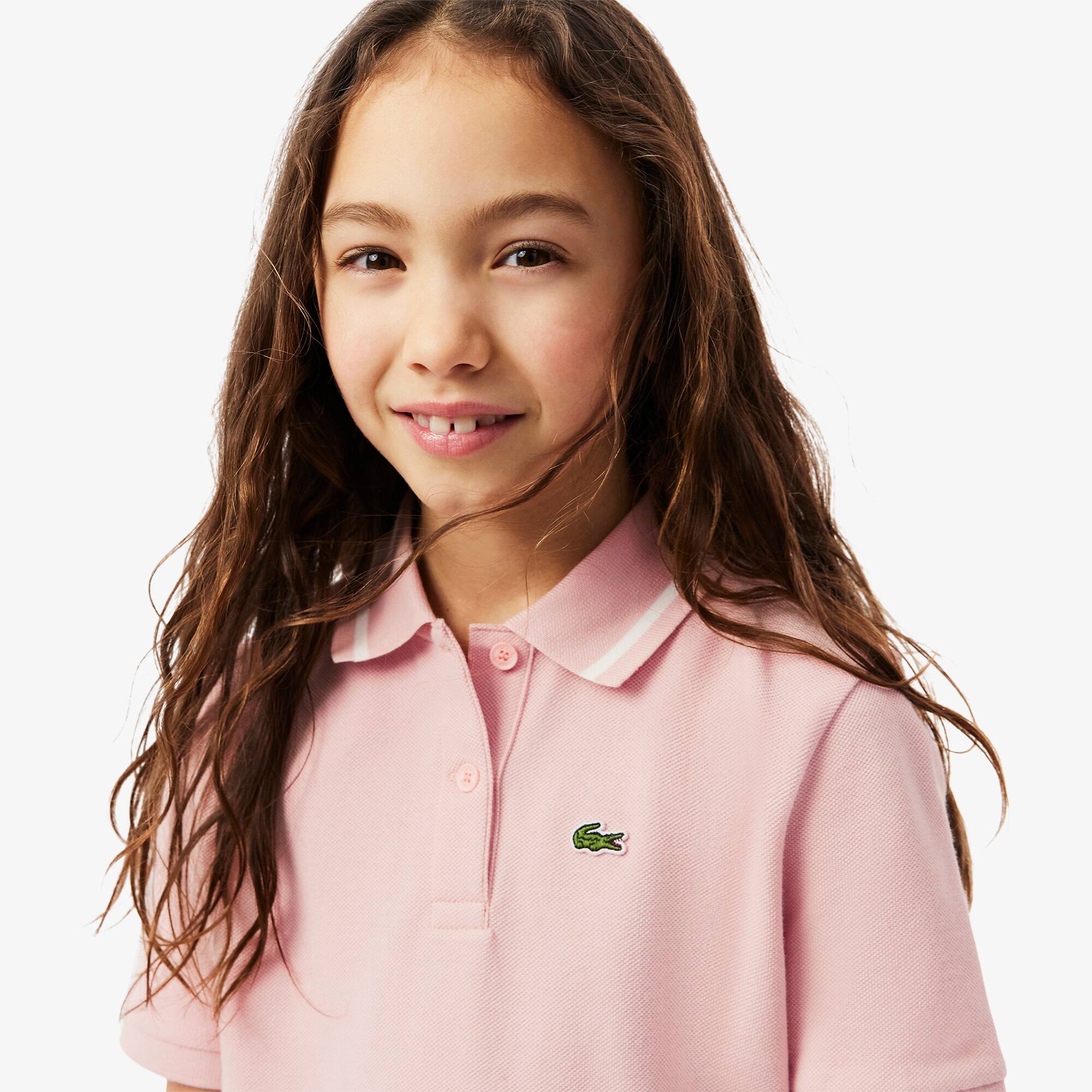 Kids' Pleat Back Petit Piqué Polo - Teens Polos - New In 2026