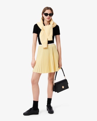 Women's Slim Fit L.12.D Ribbed Cotton Polo