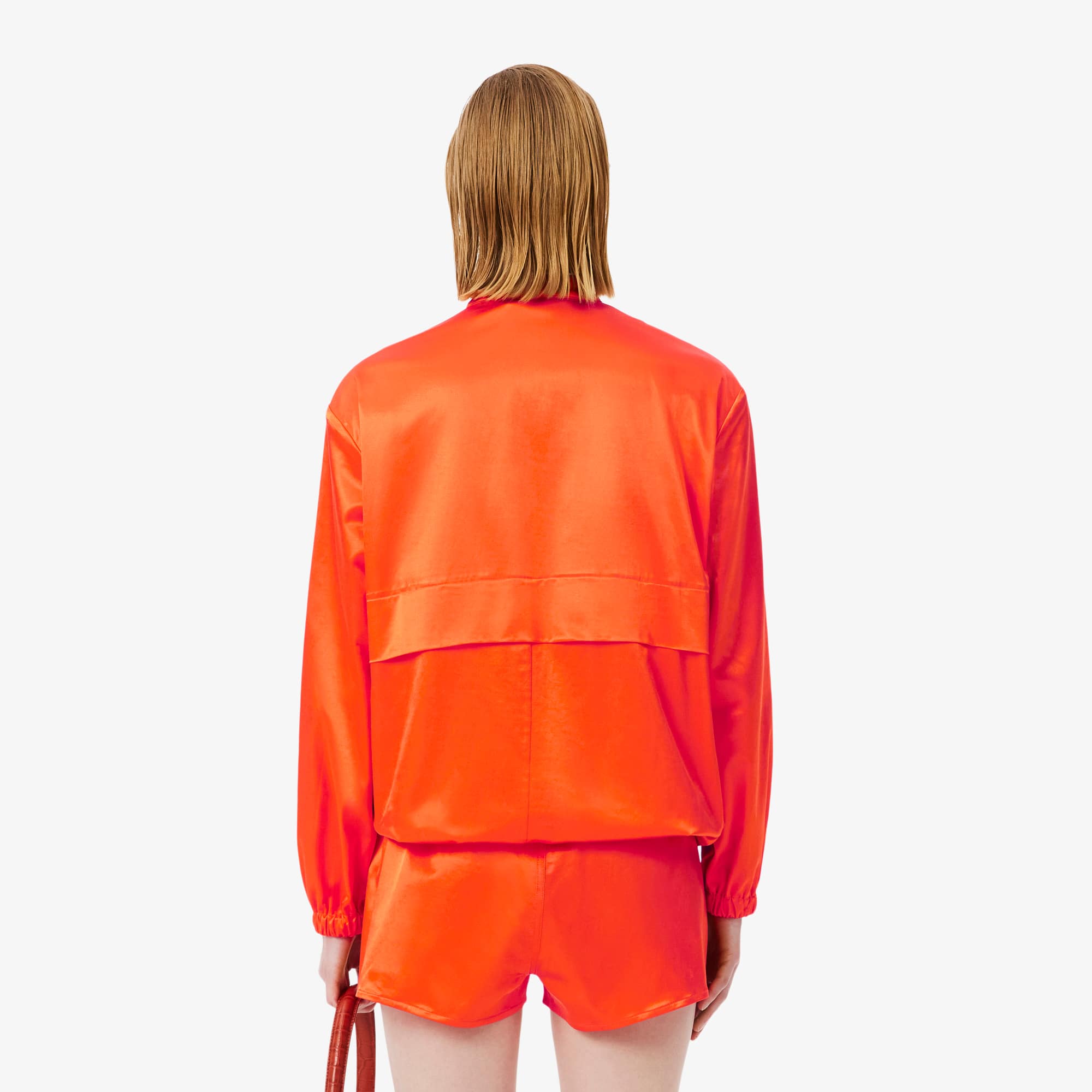 LACOSTE ウィンドウ　アノラックパーカー ゴルフ オレンジ Runway Gloss Track Jacket - Jackets & Coats - New In 2026 | Lacoste
