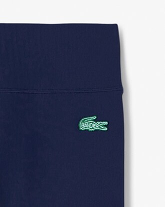 Women's Lacoste x Bandier Ribbed Leggings