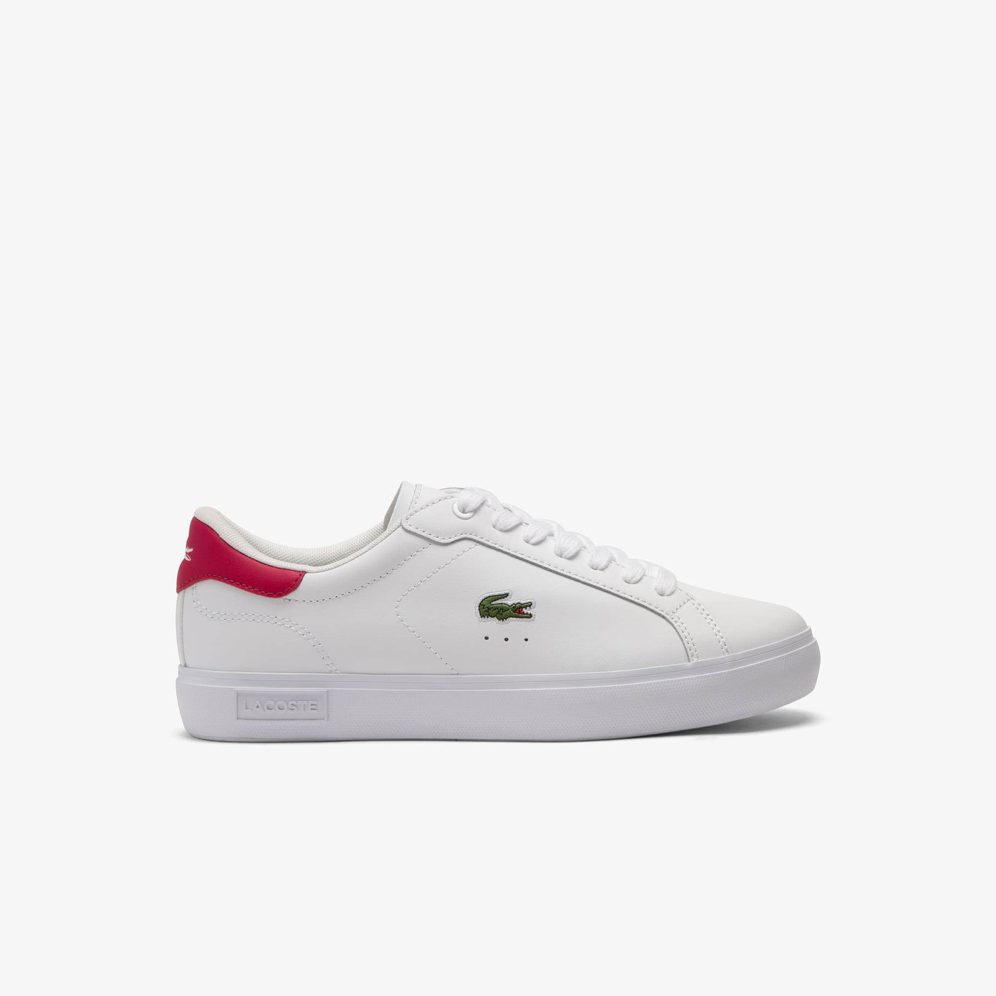 Lacoste Women's Powercourt Leather Sneakers - 8 In White