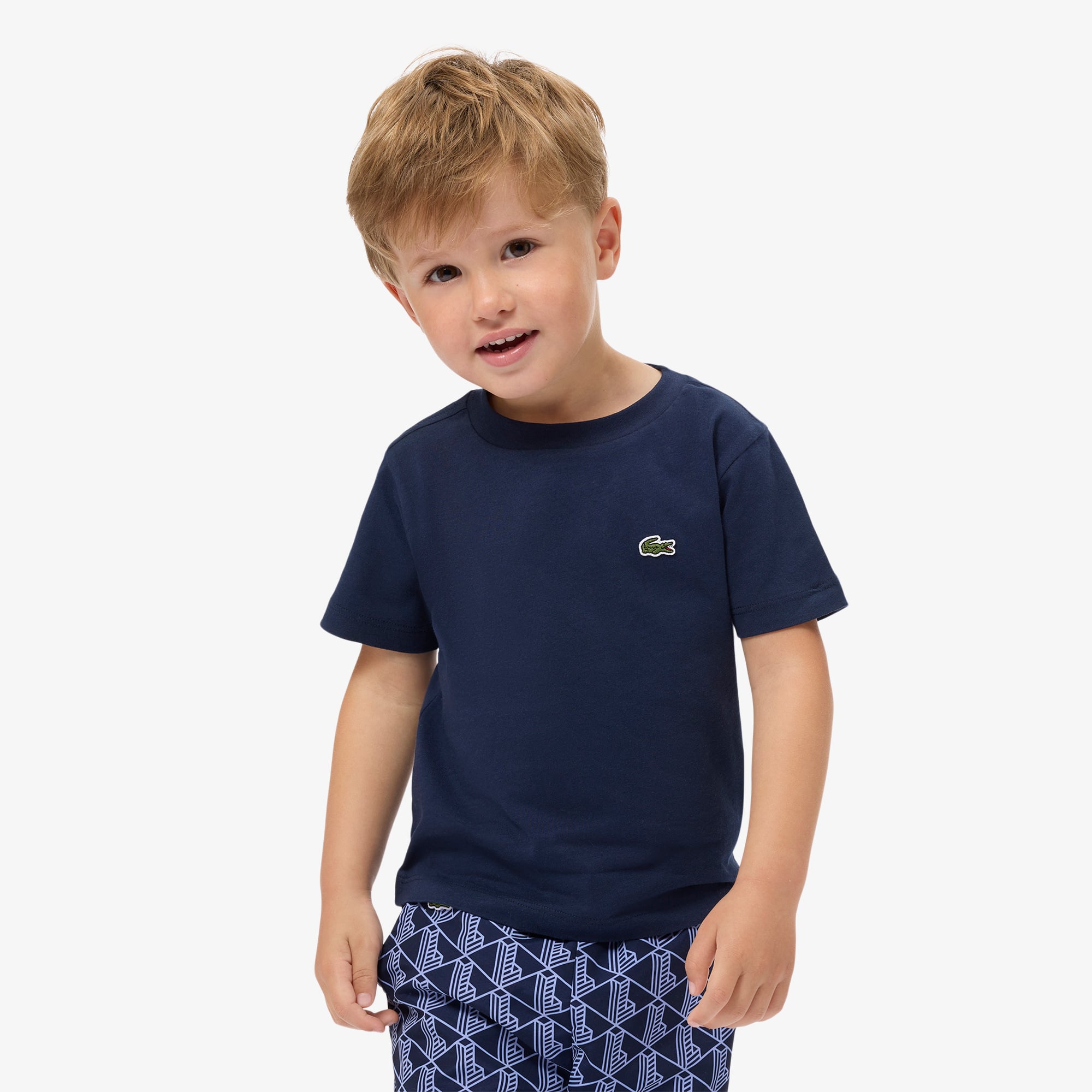 Lacoste Kids' Cotton T-shirt - 5 Years In Blue