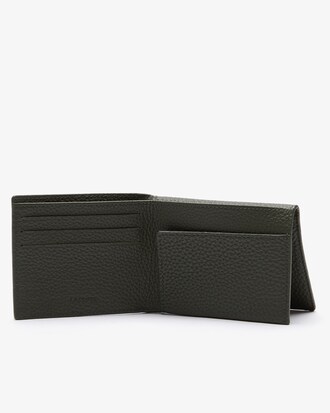 Soft Matte Small Grained Leather Foldable Wallet