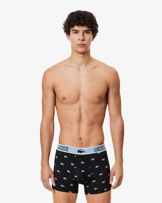 Men's 3-Pack Crocodile Print Trunks