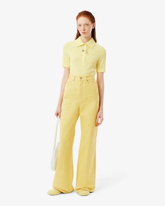 Women's Runway Wide Leg Denim Jeans