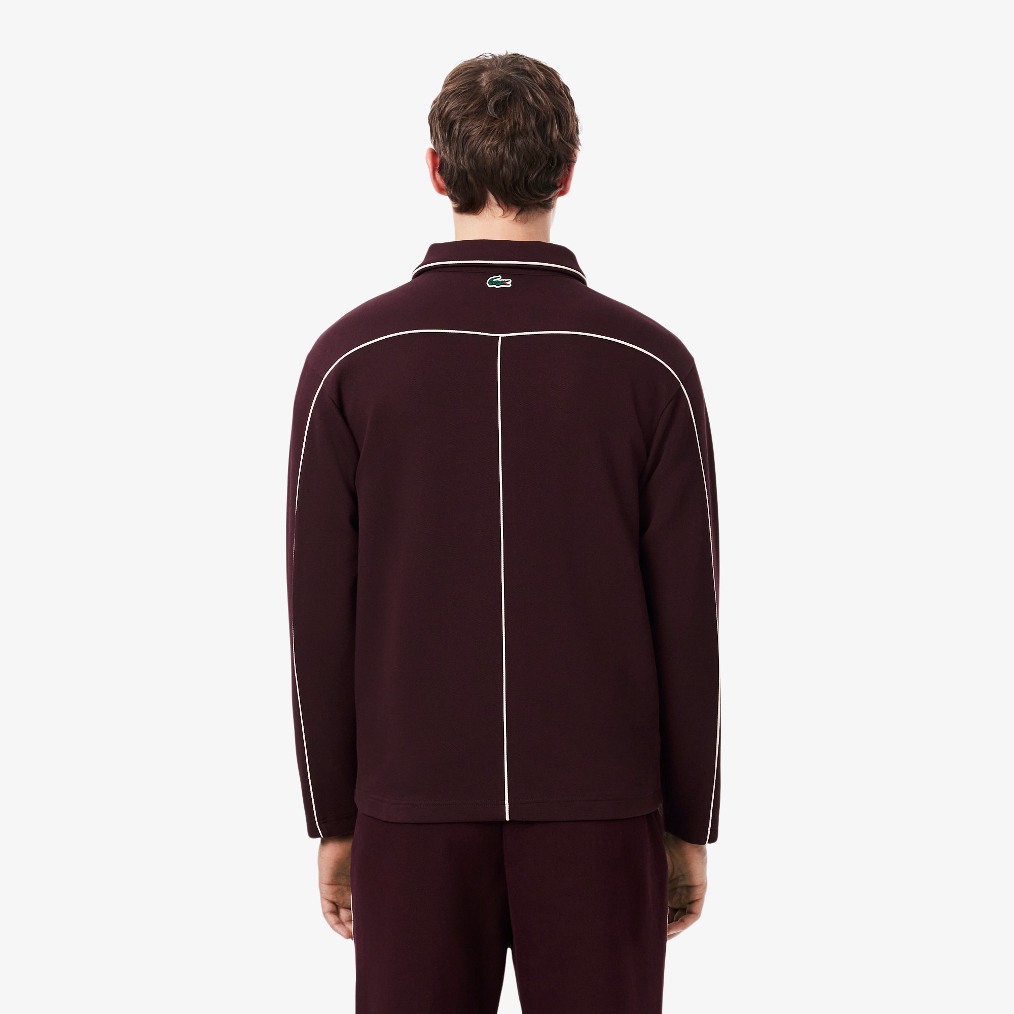 Tennis Heritage Zipped Badge Accent Sweatshirt - Sweaters