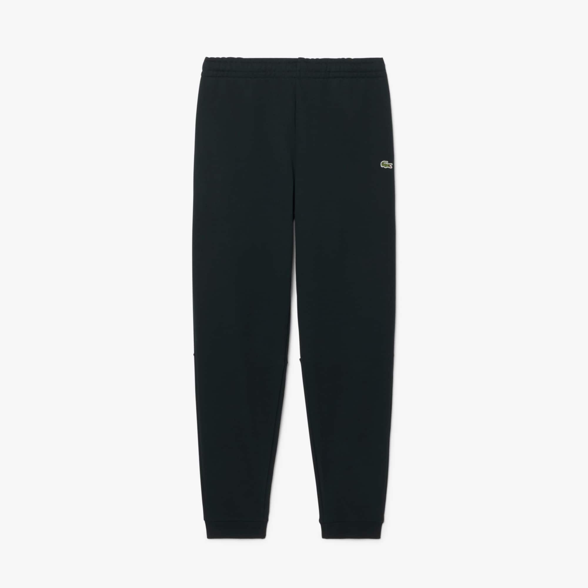 Lacoste Men's Tapered Leg Sweatpants In Black
