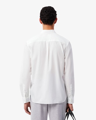 Camisa De Popelina El&aacute;stica De Corte Regular