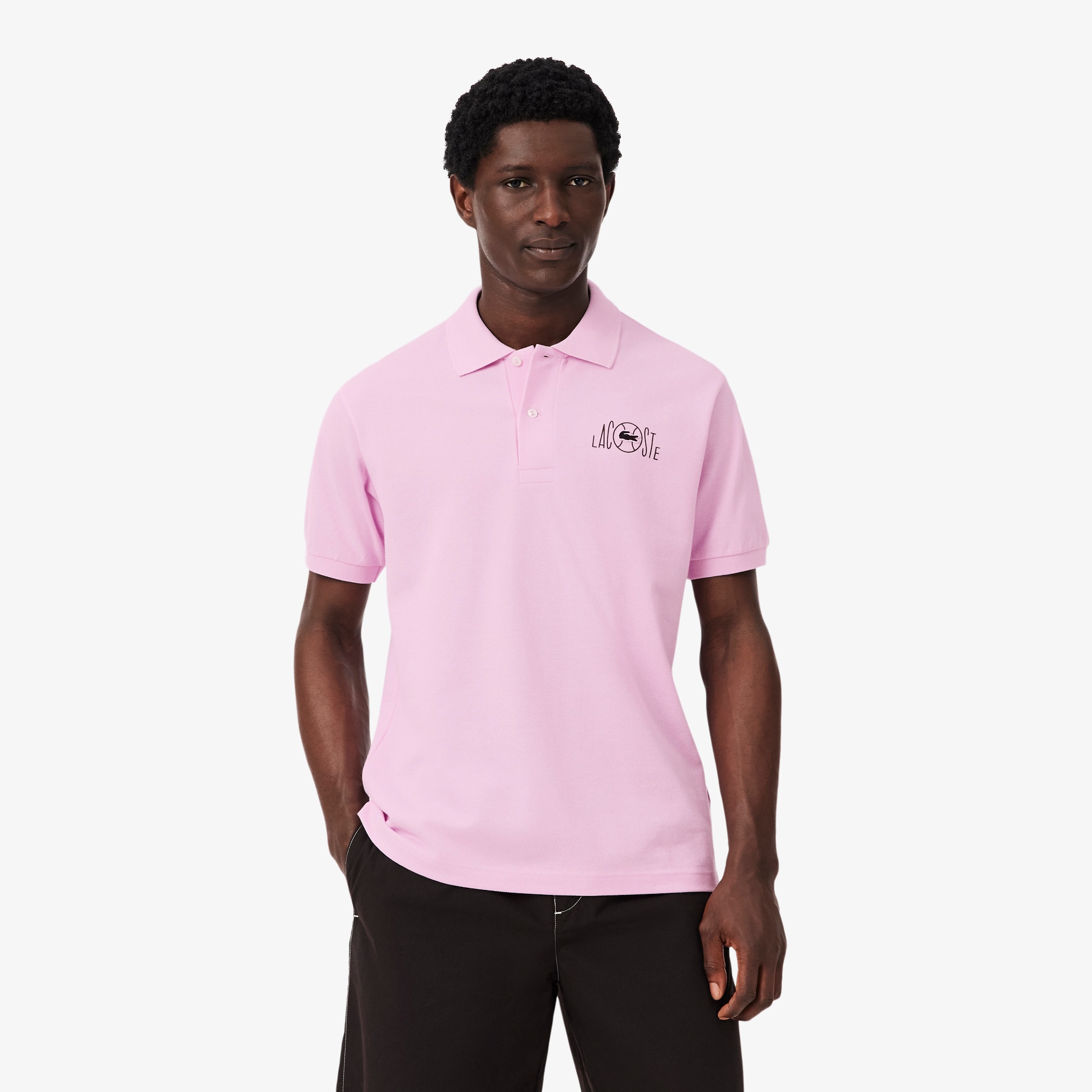 Lacoste Classic Fit Graphic Branding Polo Shirt