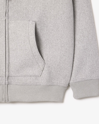 Men's Loose Fit Zip-Up Hoodie