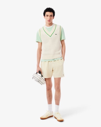 T-shirt à rayures en coton épais